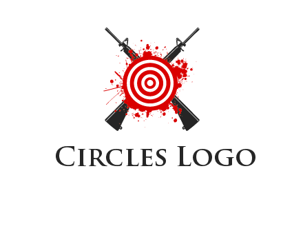 guns and target logo
