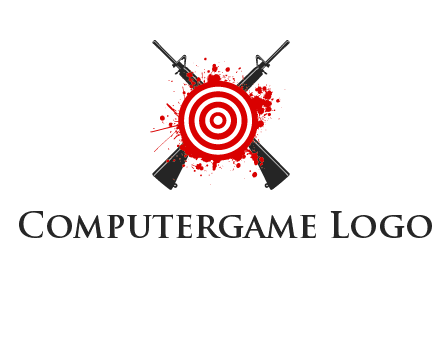 guns and target logo