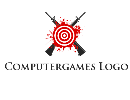guns and target logo