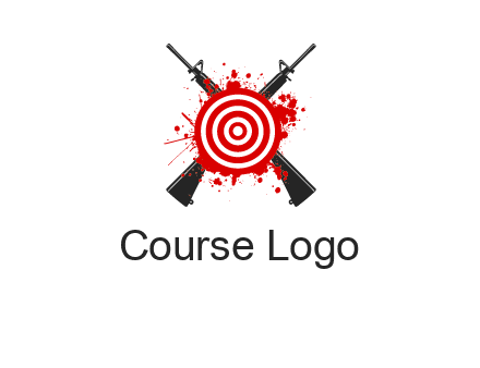 guns and target logo
