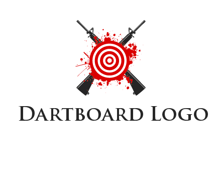 guns and target logo