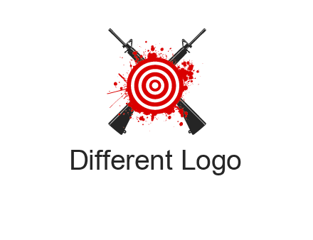 guns and target logo