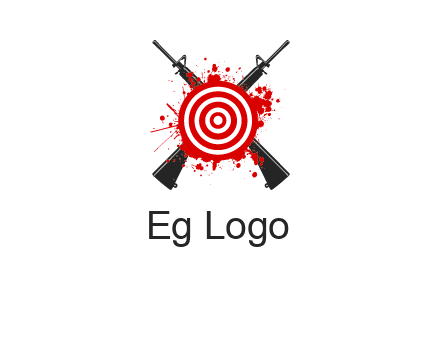guns and target logo