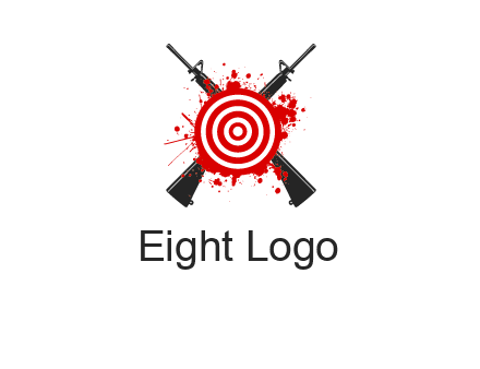 guns and target logo