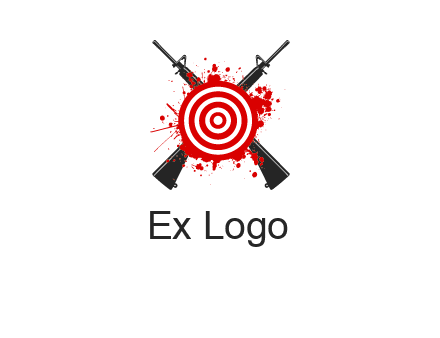 guns and target logo