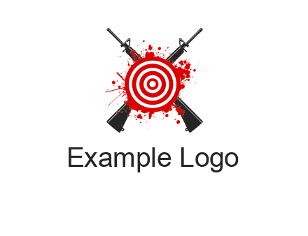 guns and target logo
