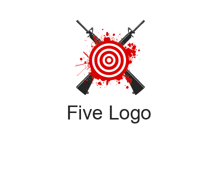 guns and target logo