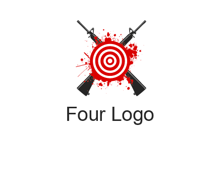 guns and target logo