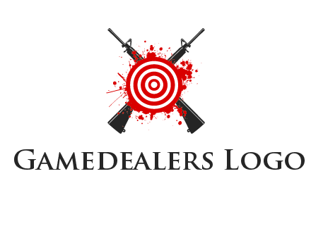 guns and target logo