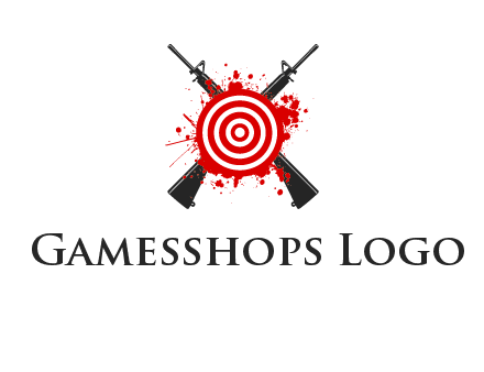 guns and target logo