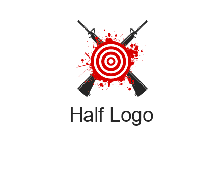 guns and target logo