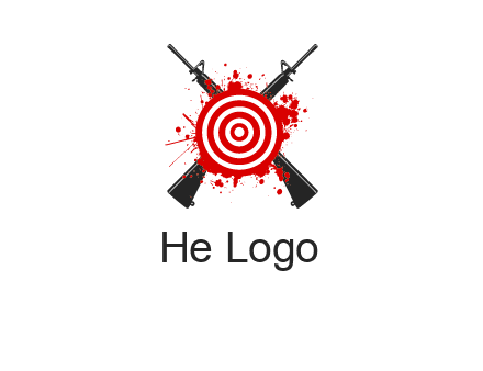 guns and target logo