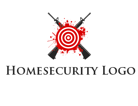 guns and target logo
