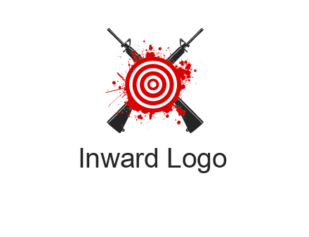 guns and target logo