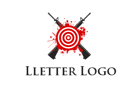 guns and target logo