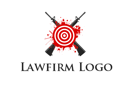 guns and target logo