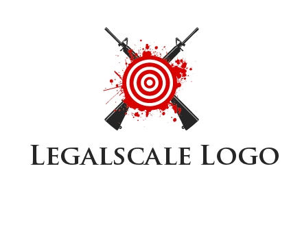 guns and target logo