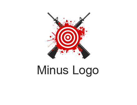 guns and target logo