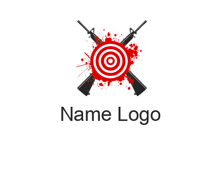 guns and target logo
