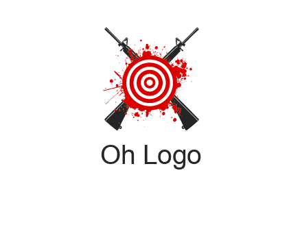 guns and target logo