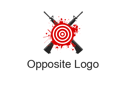 guns and target logo