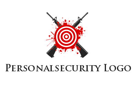guns and target logo