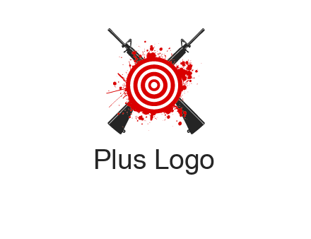 guns and target logo