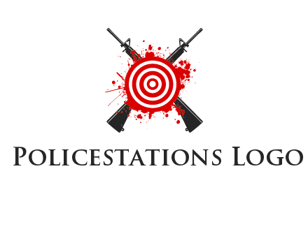 guns and target logo