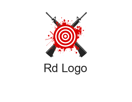 guns and target logo