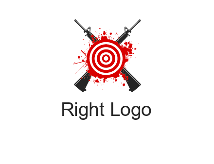 guns and target logo