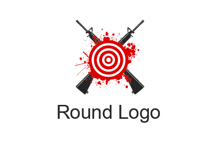guns and target logo