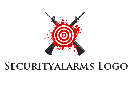 guns and target logo