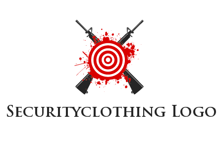 guns and target logo
