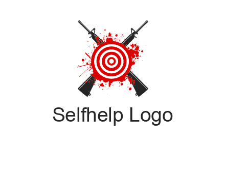 guns and target logo