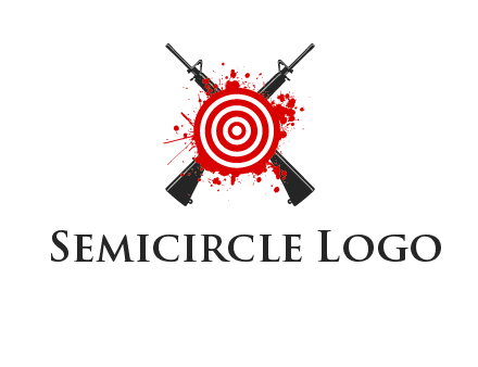 guns and target logo