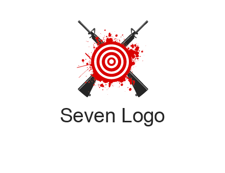 guns and target logo