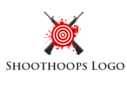 guns and target logo