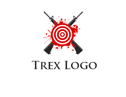 guns and target logo