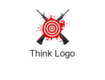 guns and target logo