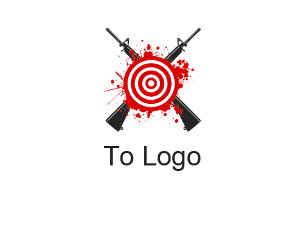 guns and target logo