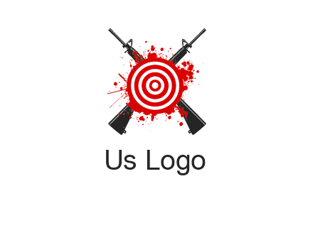 guns and target logo