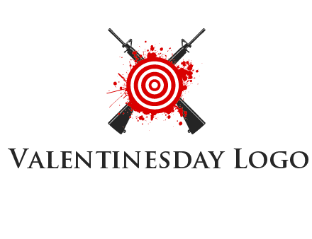 guns and target logo