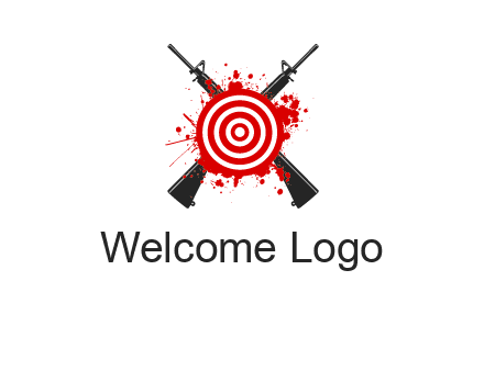 guns and target logo