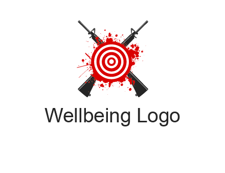 guns and target logo