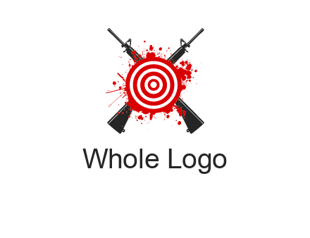 guns and target logo