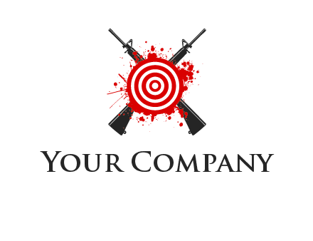 guns and target logo