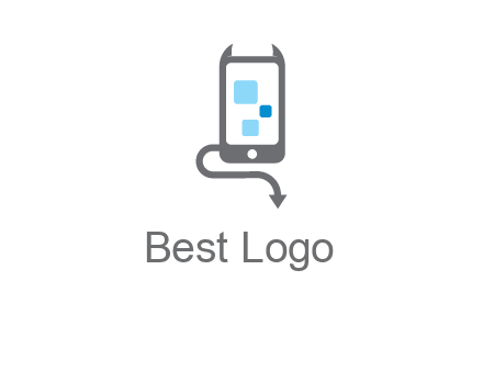 evil mobile phone icon