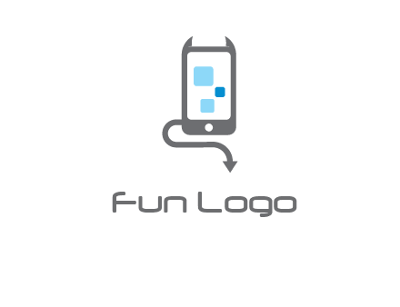 evil mobile phone icon