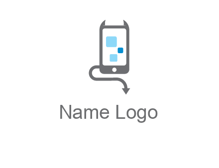 evil mobile phone icon