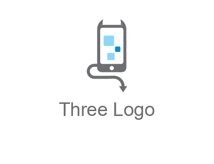 evil mobile phone icon